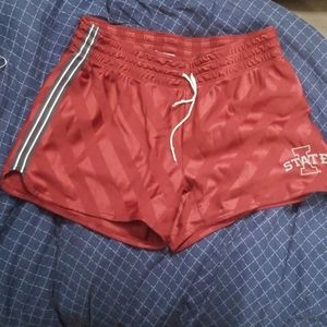 Two pairs of ladies Iowa State athletic shorts